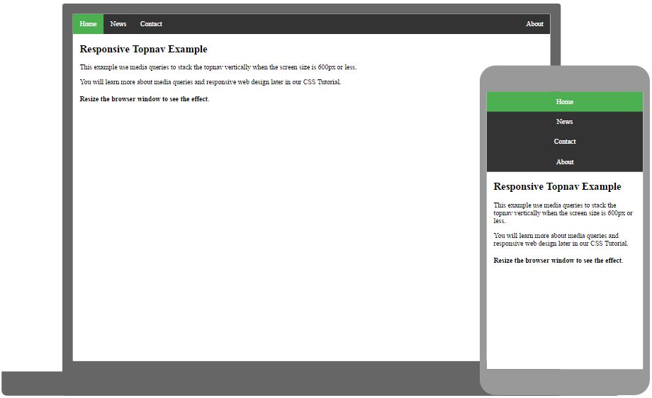 Barre de Navigation Responsive