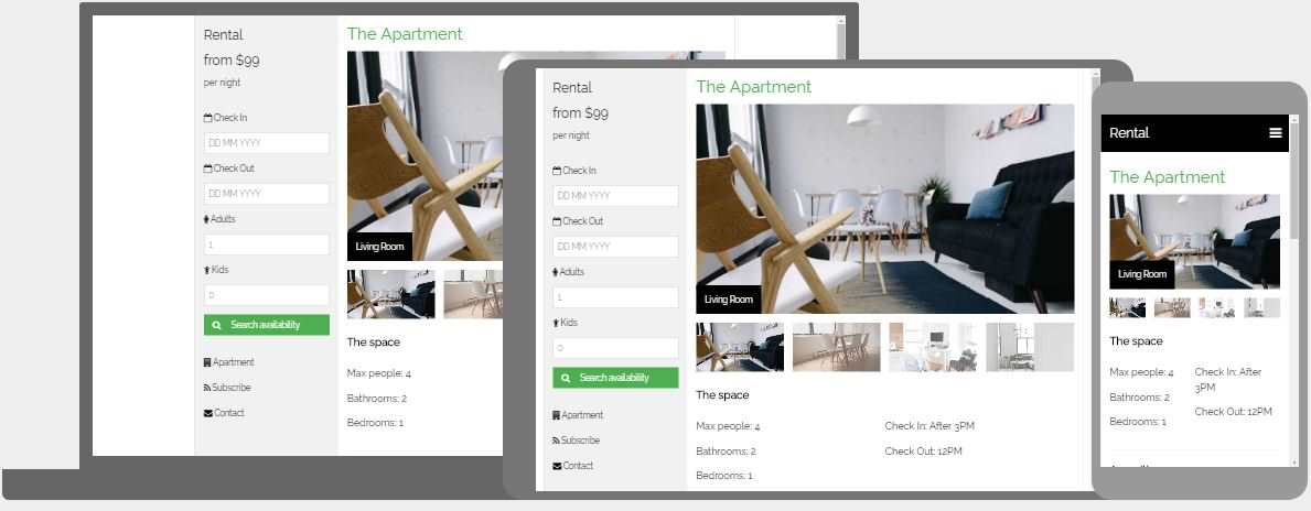 Modèle de Location d'Appartement